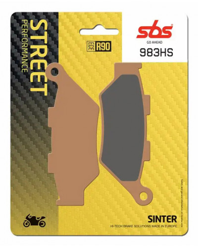 SBS PLAQUETTES DE FREIN SBS 983HS