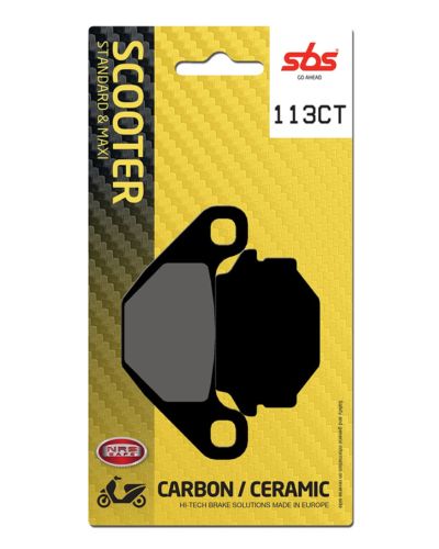 Plaquettes Freins SBS Plaquettes de frein scooter SBS 113CT Carbon tech