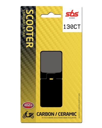 Plaquettes Freins SBS Plaquettes de frein scooter SBS 130CT Carbon tech