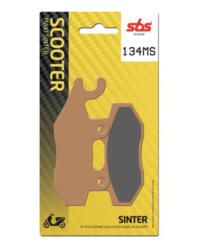 Plaquettes Freins SBS Plaquettes de frein scooter SBS 134MS Maxi sinter