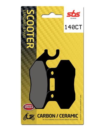 Plaquettes Freins SBS Plaquettes de frein scooter SBS 140CT Carbon tech