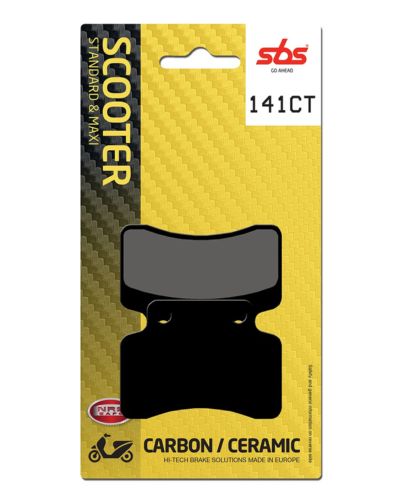 Plaquettes Freins SBS Plaquettes de frein scooter SBS 141CT Carbon tech