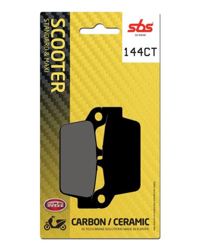 Plaquettes Freins SBS Plaquettes de frein scooter SBS 144CT Carbon tech