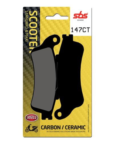 Plaquettes Freins SBS Plaquettes de frein scooter SBS 147CT Carbon tech