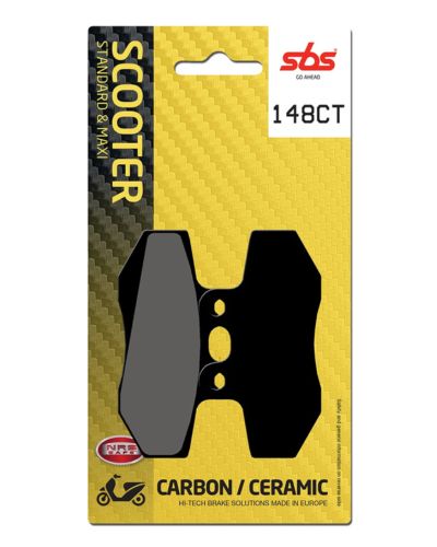 Plaquettes Freins SBS Plaquettes de frein scooter SBS 148CT Carbon tech