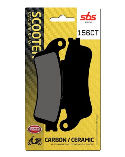 Plaquettes Freins SBS Plaquettes de frein scooter SBS 156CT Carbon tech