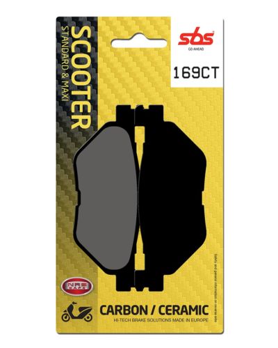 Plaquettes Freins SBS Plaquettes de frein scooter SBS 169CT Carbon tech