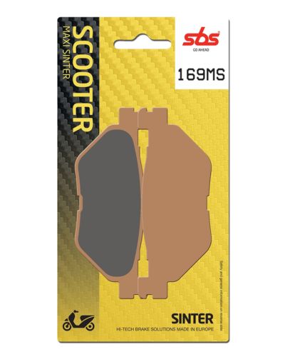 Plaquettes Freins SBS Plaquettes de frein scooter SBS 169MS Maxi sinter