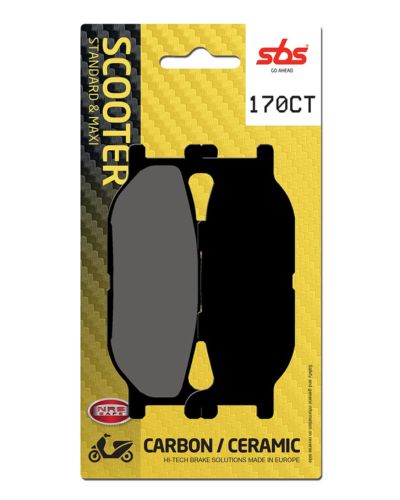 Plaquettes Freins SBS Plaquettes de frein scooter SBS 170CT Carbon tech