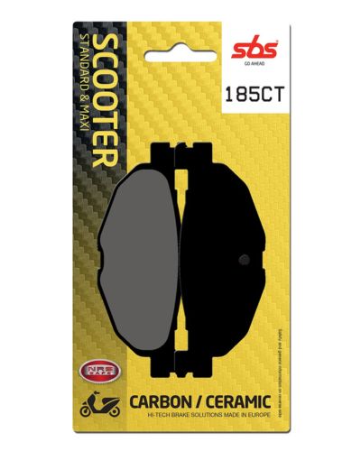 Plaquettes Freins SBS Plaquettes de frein scooter SBS 185CT Carbon tech