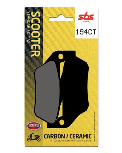 Plaquettes Freins SBS Plaquettes de frein scooter SBS 194CT Carbon tech