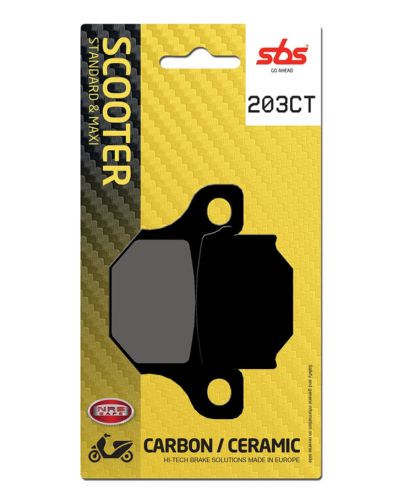 Plaquettes Freins SBS Plaquettes de frein scooter SBS 203CT Maxi carbon