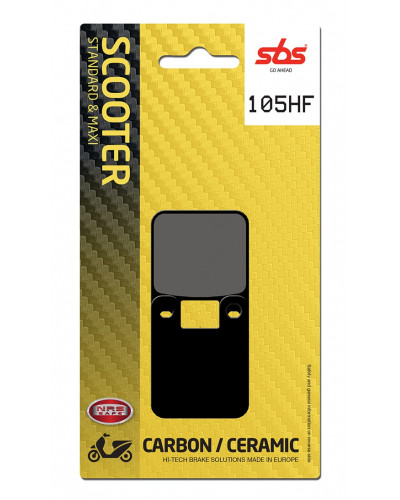 Plaquettes Freins SBS PLAQUETTES SBS 105 (559 HF)