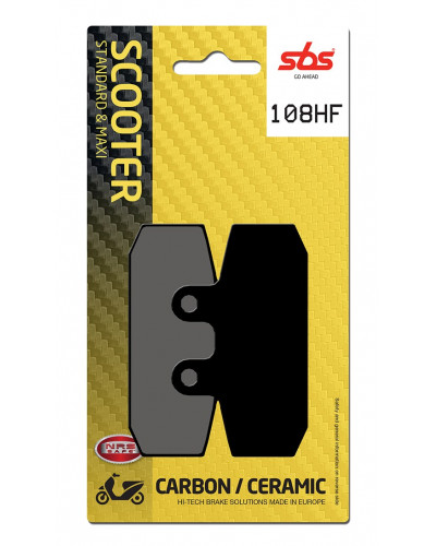 Plaquettes Freins SBS PLAQUETTES SBS 108 (588 HF)