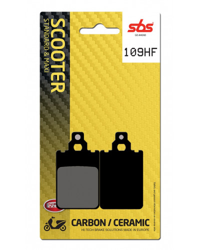 Plaquettes Freins SBS PLAQUETTES SBS 109 (607 HF)