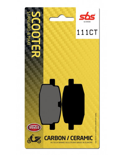 Plaquettes Freins SBS PLAQUETTES SBS 111CT (619)