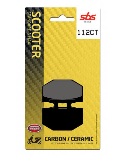 Plaquettes Freins SBS PLAQUETTES SBS 112CT