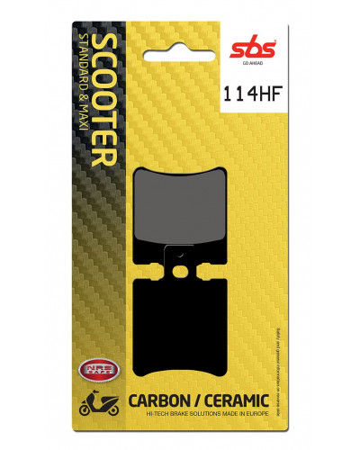 Plaquettes Freins SBS PLAQUETTES SBS 114 (667HF)