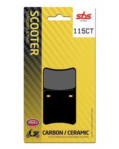 Plaquettes Freins SBS PLAQUETTES SBS 115CT