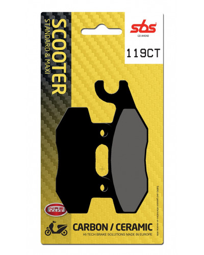 Plaquettes Freins SBS PLAQUETTES SBS 119CT (688)