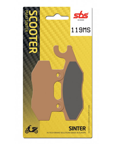 Plaquettes Freins SBS PLAQUETTES SBS 119MS (688)