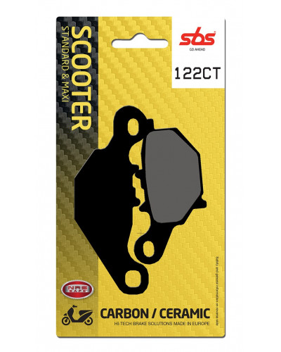 Plaquettes Freins SBS PLAQUETTES SBS 122CT Plaquettes Freins SBS PLAQUETTES SBS 122CT