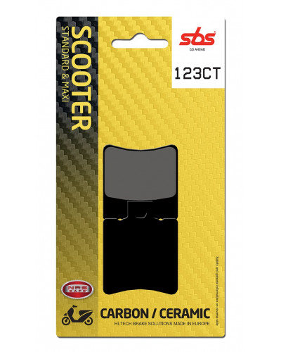 Plaquettes Freins SBS PLAQUETTES SBS 123CT