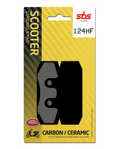 Plaquettes Freins SBS PLAQUETTES SBS 124 (696 HF)