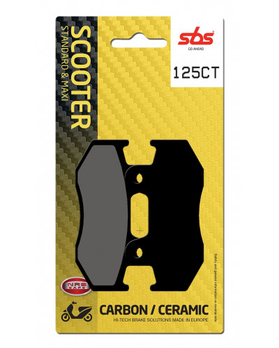 Plaquettes Freins SBS PLAQUETTES SBS 125CT (709)