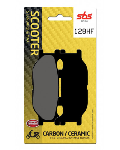 Plaquettes Freins SBS PLAQUETTES SBS 128 (691 HF)