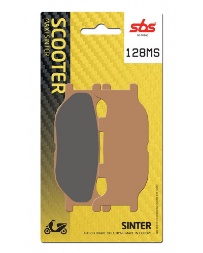 Plaquettes Freins SBS PLAQUETTES SBS 128MS (691) Plaquettes Freins SBS PLAQUETTES SBS 128MS (691)