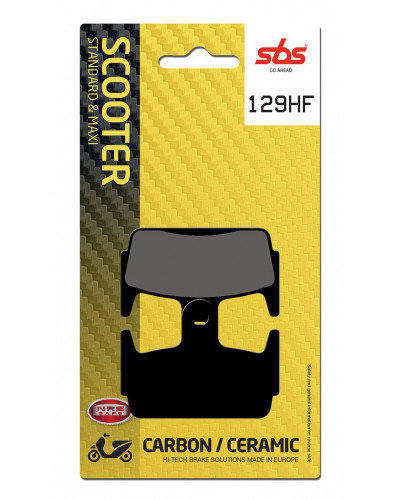 Plaquettes Freins SBS PLAQUETTES SBS 129 (710 HF)