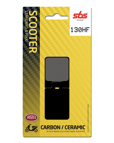 Plaquettes Freins SBS PLAQUETTES SBS 130 (712 HF)