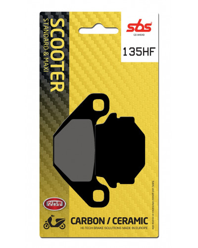Plaquettes Freins SBS PLAQUETTES SBS 135HF (546)