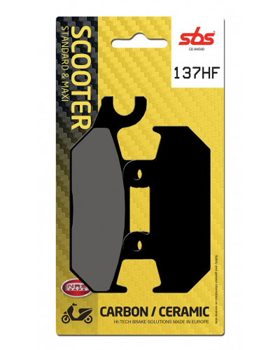 Plaquettes Freins SBS PLAQUETTES SBS 137 (650 HF)