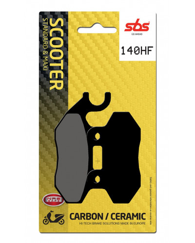 Plaquettes Freins SBS PLAQUETTES SBS 140 (708 HF)