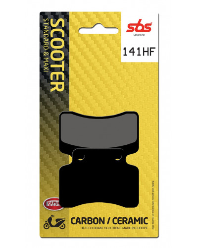 Plaquettes Freins SBS PLAQUETTES SBS 141 (723 HF)