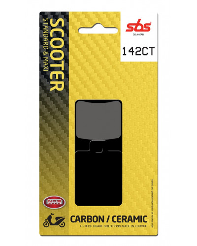 Plaquettes Freins SBS PLAQUETTES SBS 142CT (724)