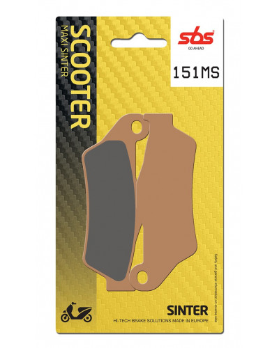 Plaquettes Freins SBS PLAQUETTES SBS 151MS (671)
