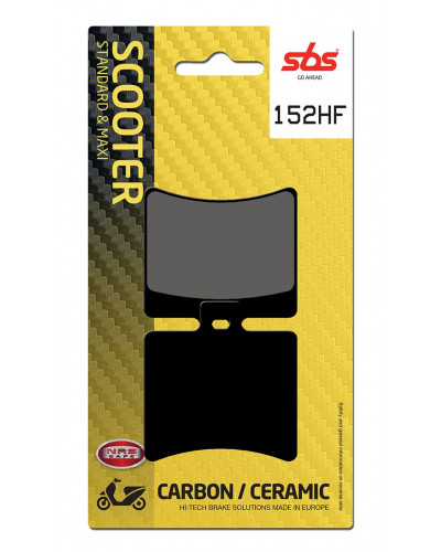Plaquettes Freins SBS PLAQUETTES SBS 152 (747 HF)