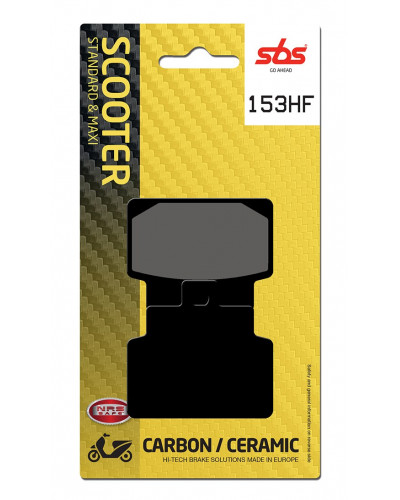 Plaquettes Freins SBS PLAQUETTES SBS 153 (748 HF)