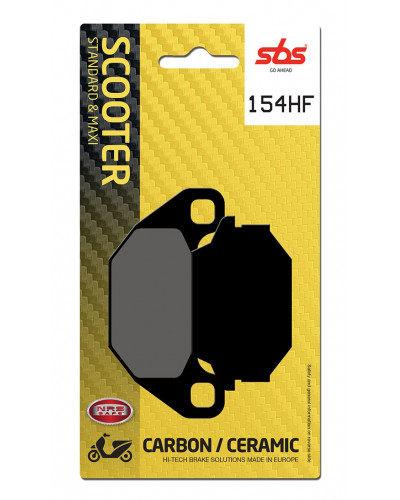 Plaquettes Freins SBS PLAQUETTES SBS 154 (749HF)