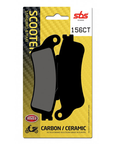 Plaquettes Freins SBS PLAQUETTES SBS 156CT (735)