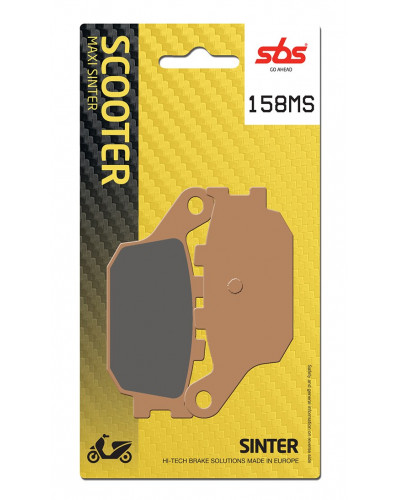 Plaquettes Freins SBS PLAQUETTES SBS 158MS (753) Plaquettes Freins SBS PLAQUETTES SBS 158MS (753)