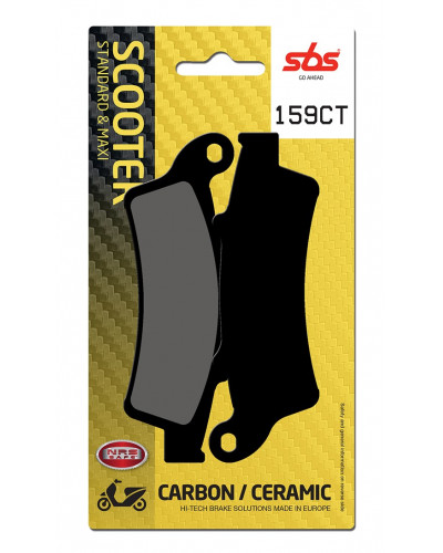 Plaquettes Freins SBS PLAQUETTES SBS 159CT (761) Plaquettes Freins SBS PLAQUETTES SBS 159CT (761)