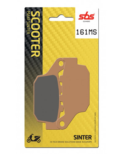 Plaquettes Freins SBS PLAQUETTES SBS 161MS (614)