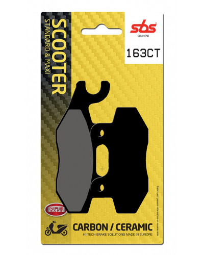 Plaquettes Freins SBS PLAQUETTES SBS 163CT (713)