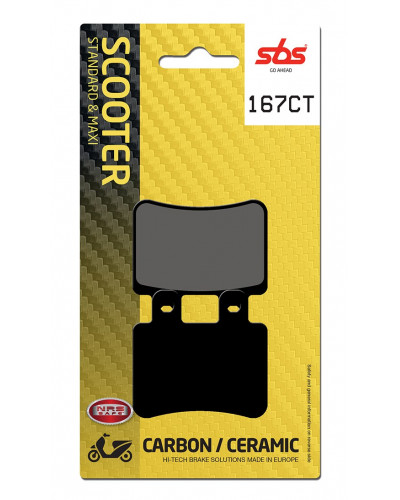 Plaquettes Freins SBS PLAQUETTES SBS 167CT (773)