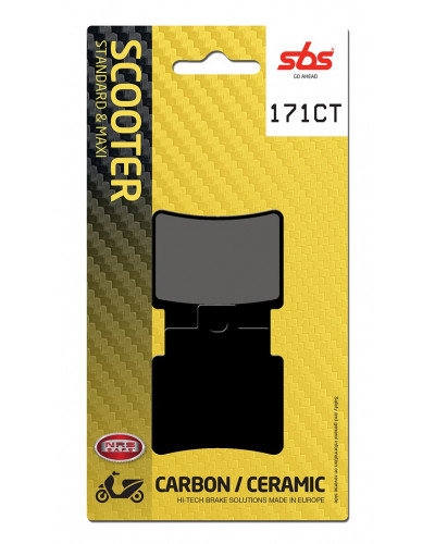 Plaquettes Freins SBS PLAQUETTES SBS 171CT (775) Plaquettes Freins SBS PLAQUETTES SBS 171CT (775)