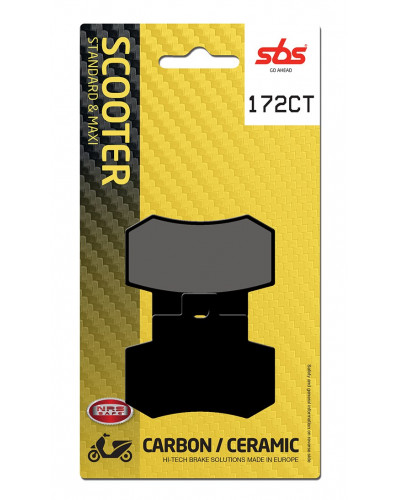 Plaquettes Freins SBS PLAQUETTES SBS 172CT (776)